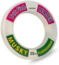 Load image into Gallery viewer, Musky Fluorocarbon Leaders - 25YD
