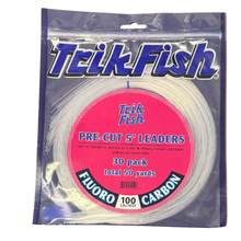 Load image into Gallery viewer, TRIK FISH PRE-CUT FLUOROCARBON LEADERS